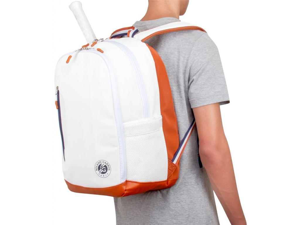 wilson roland garros backpack white